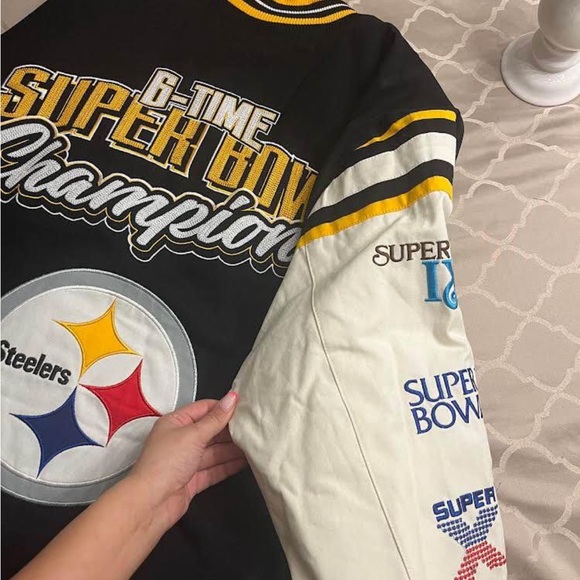 Pittsburg Steelers Vintage Varsity Jacket - Picture 10 of 10